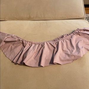 LSpace off the shoulder swim top size small